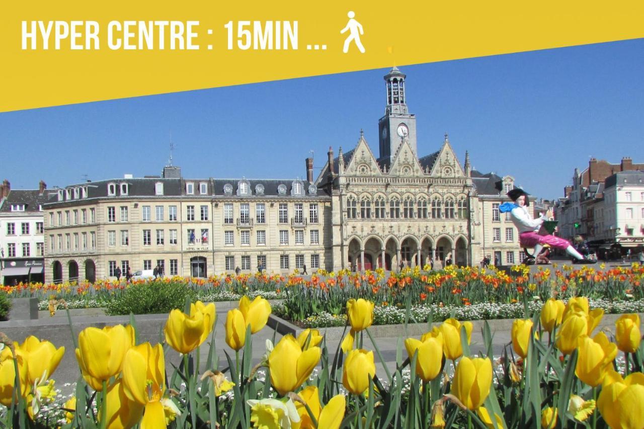 Appartement "Le Terminus " Gare-Cosy-Wifi 6 Personnes サン・クエンティン エクステリア 写真
